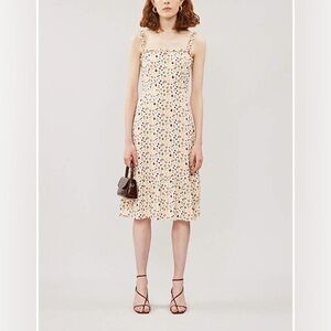 Reformation Granada Fruit Print Midi Dress - Size 0